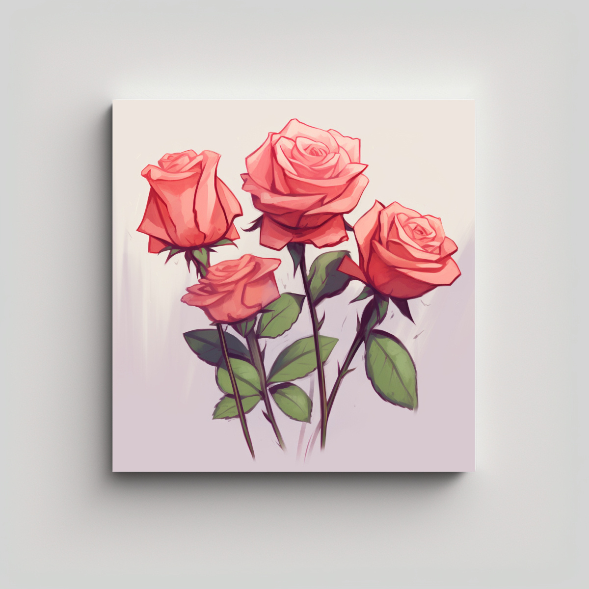 intenso-patr-n-de-rosas-y-l-neas-dibujos-animados-para-cocina