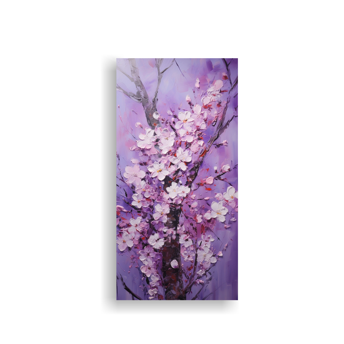 intenso-pintura-de-cerezos-morados-arte-comedor-en-lienzo