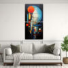 juego-de-2-lienzos-en-bastidor-vintage-pintura-art-stica-abstracta-refinada-futurista-1