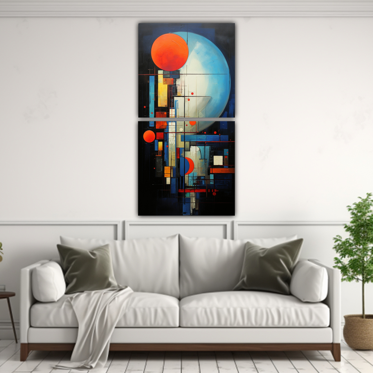 juego-de-2-lienzos-en-bastidor-vintage-pintura-art-stica-abstracta-refinada-futurista-1
