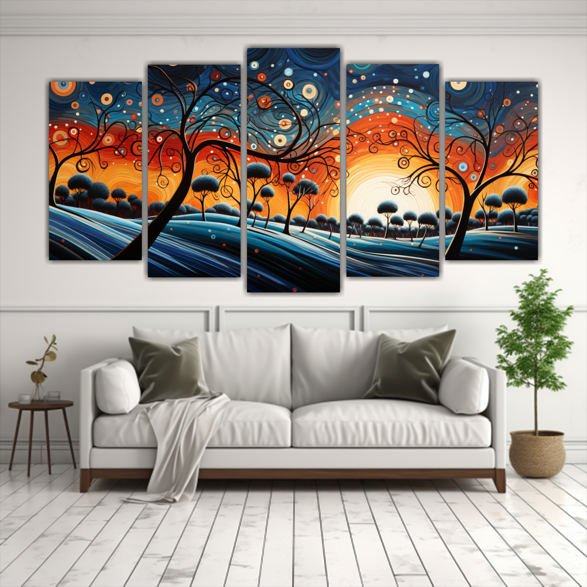 lienzo-adorno-bastidor-vintage-desert-twilight-el-le-n-feroz-ruge-audazmente-fier-1-1