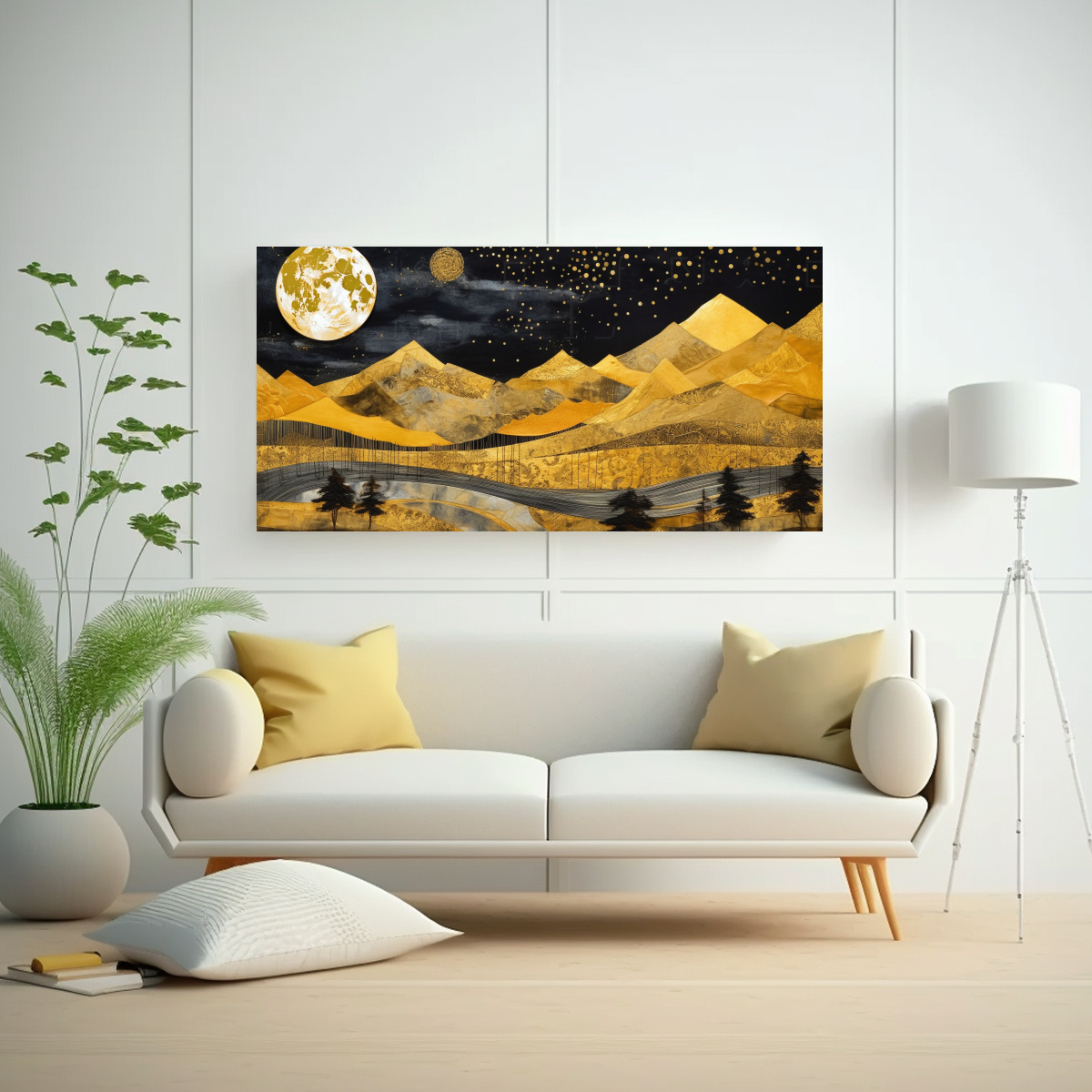 lienzo-alta-calidad-pintura-con-luna-cerca-de-las-monta-as-con-estrellas-1