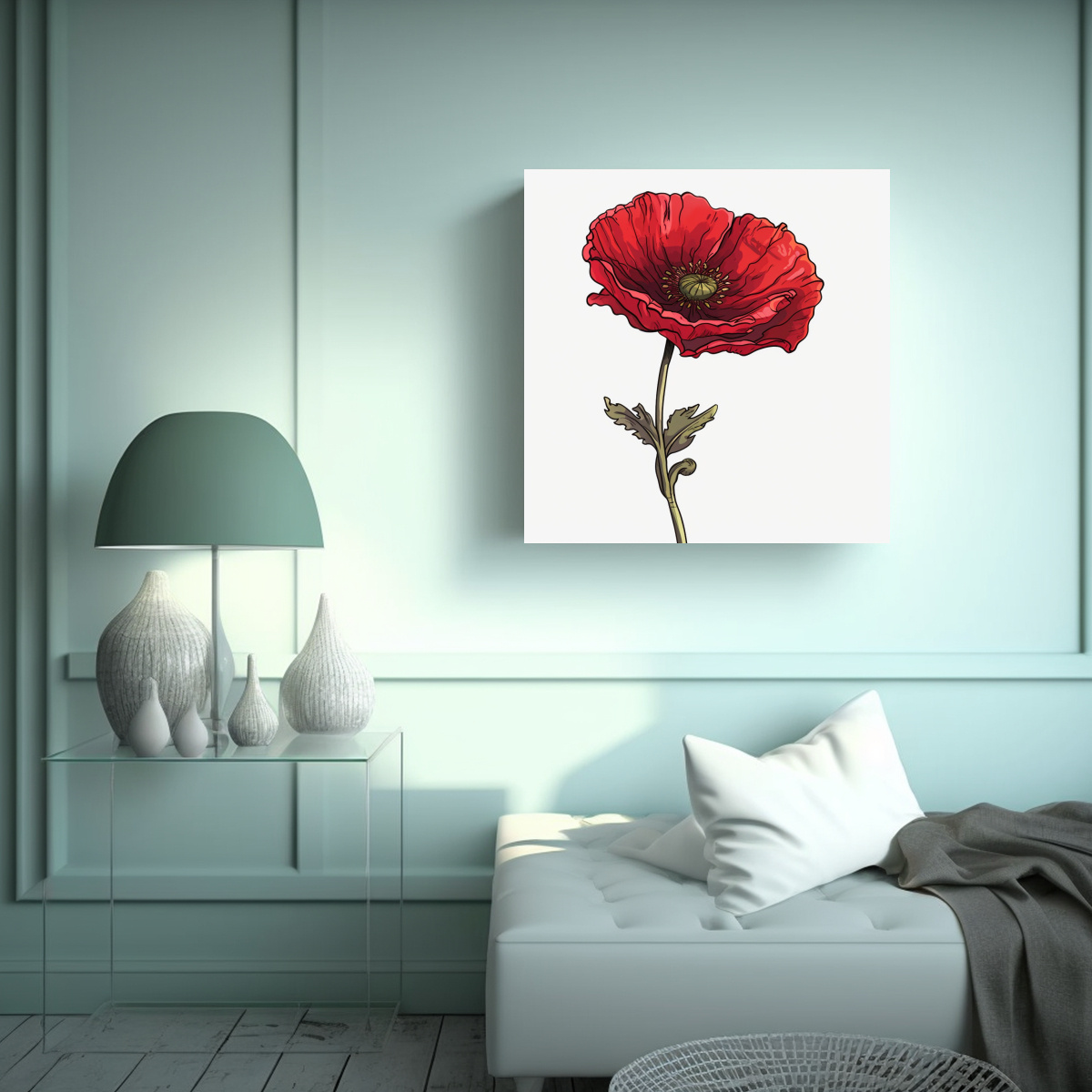 lienzo-de-arte-anime-con-textura-inspiradora-y-flor-de-amapola-pop-1