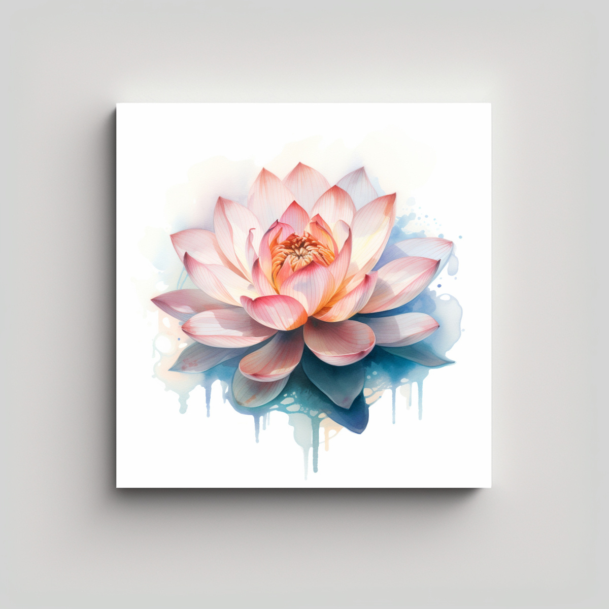 lienzo-de-arte-sala-lotus-patron-intenso-fondo-blanco