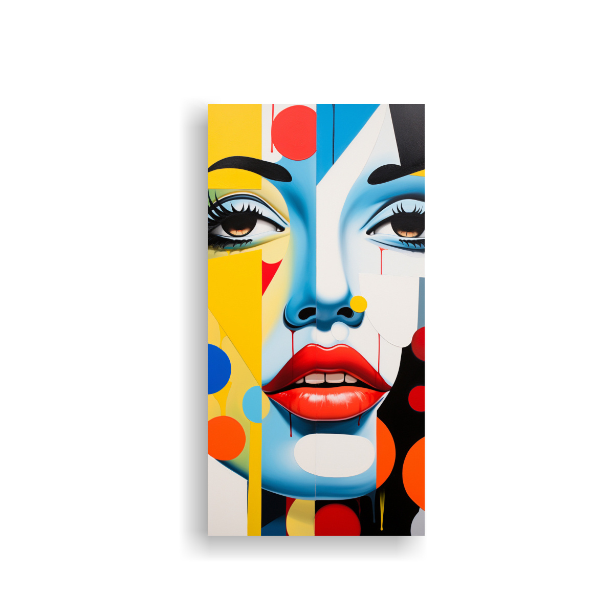 lienzo-de-tela-abstracto-con-tono-de-simetr-a-fusi-n-de-arte-pop-y-colores-primarios