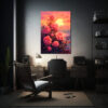 lienzo-de-tela-concepto-interiores-arte-de-pared-puesta-de-sol-rosa-con-rosas-en-el-fondo-1-1