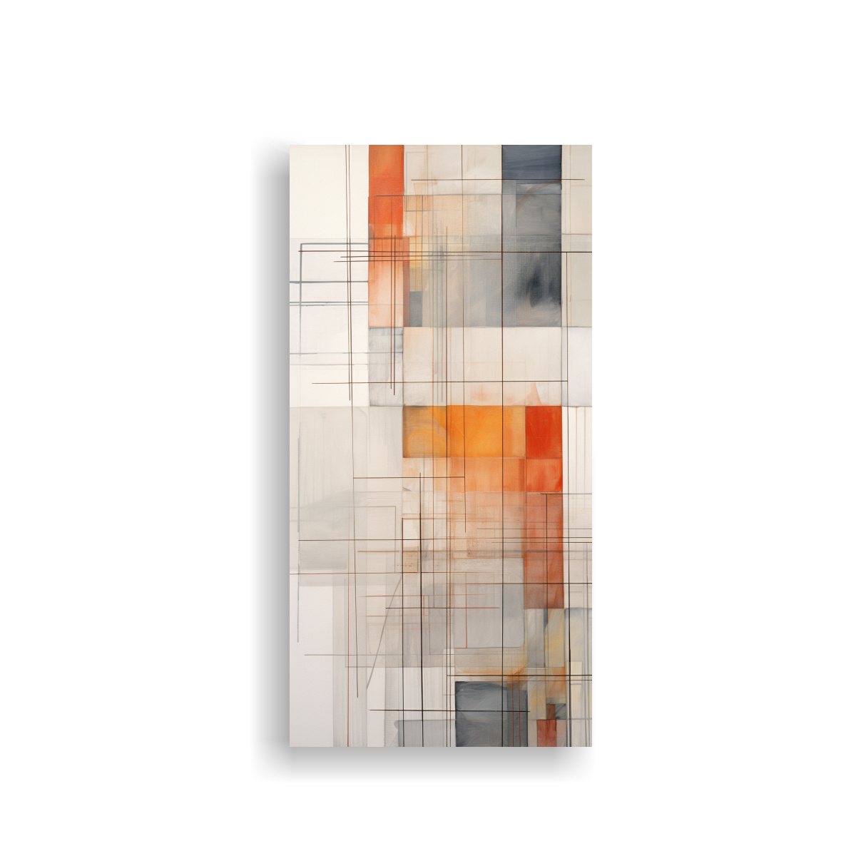 lienzo-de-tela-cuadro-textura-de-l-neas-como-cuadr-cula-gris-rosa-naranja-y-blanco-