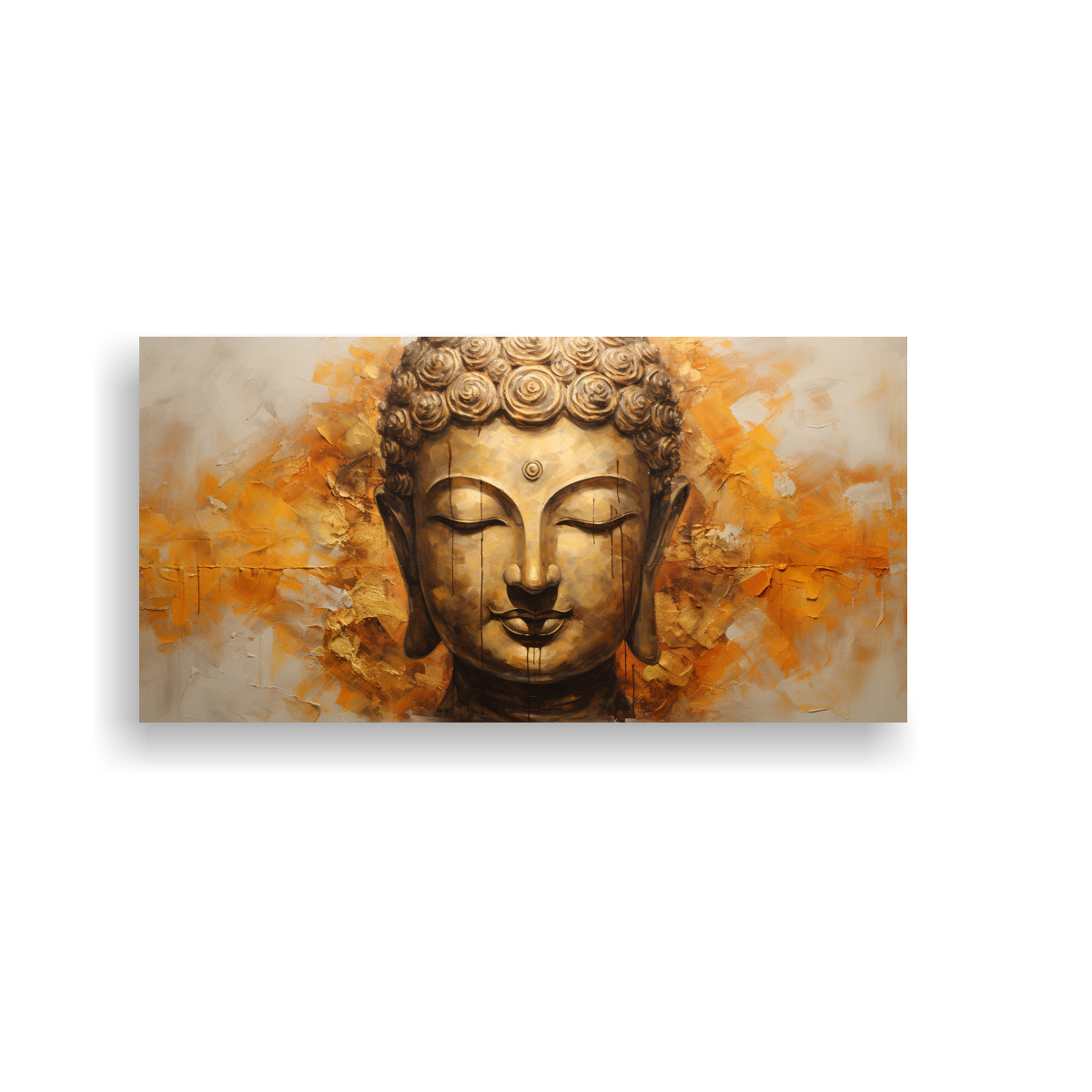 lienzo-de-tela-dise-o-sim-trico-estilo-abstracto-buddha-face-oro-y-modo-dorado