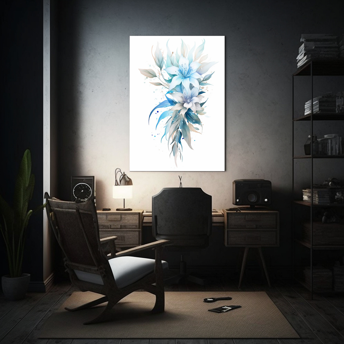 lienzo-de-tela-hermoso-ambiente-suave-y-et-reo-acuarela-clipart-monta-a-flor-gra-decoraci-n-pinturas-1