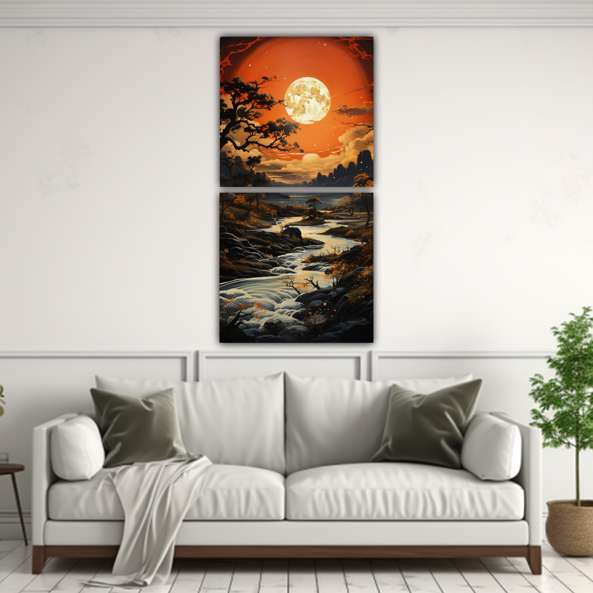 lienzo-decorativo-con-luna-cerca-de-las-monta-as-y-estrellas-1