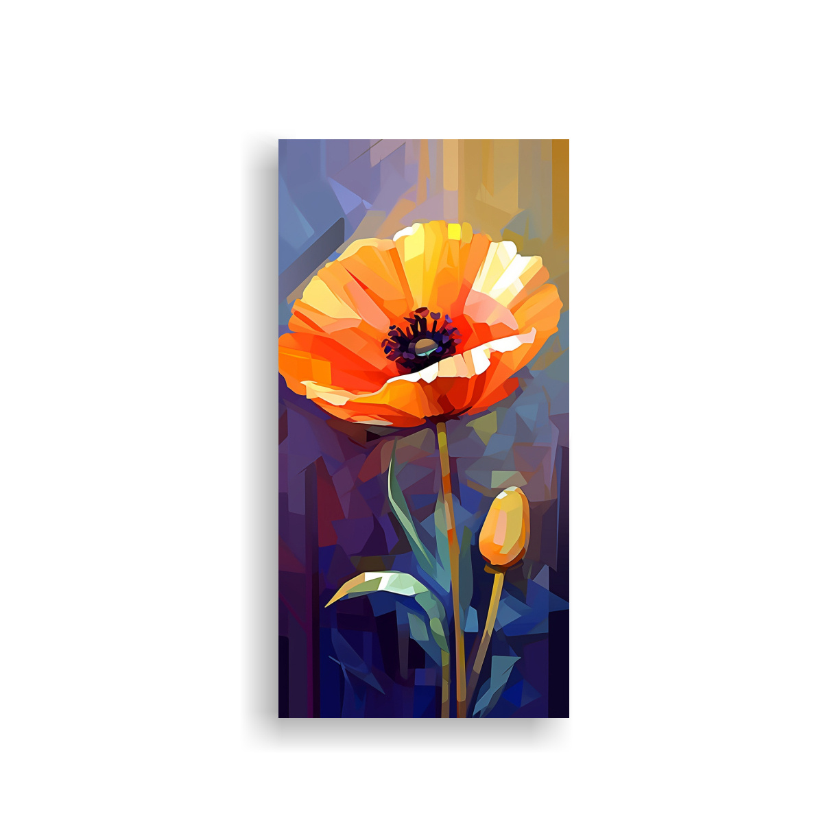 lienzo-elegante-de-formaci-n-de-concepto-de-canva-con-cuadro-gr-fico-de-una-amapola-naranja