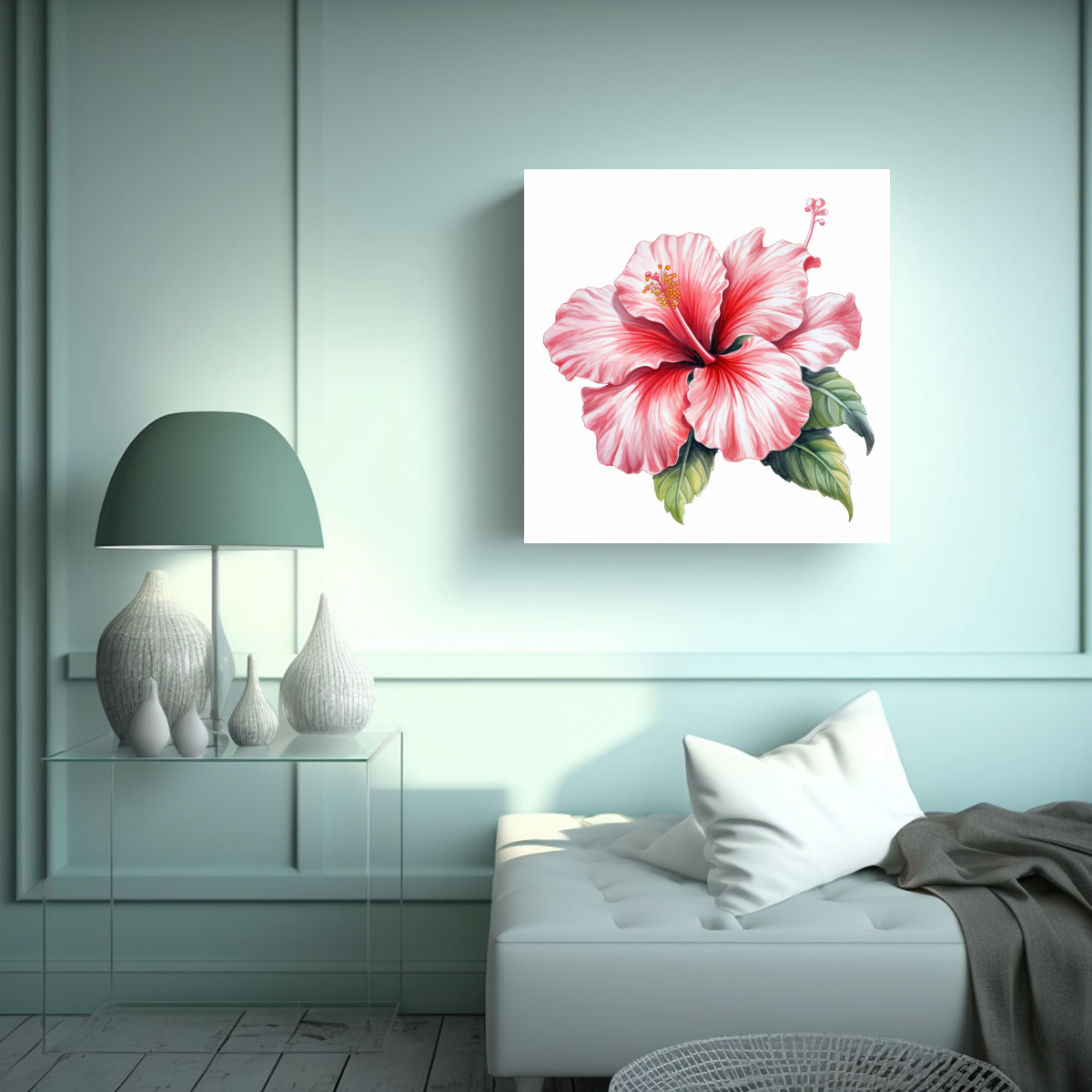 lienzo-est-tico-de-flor-hibiscus-dibujo-caricatura-realista-1
