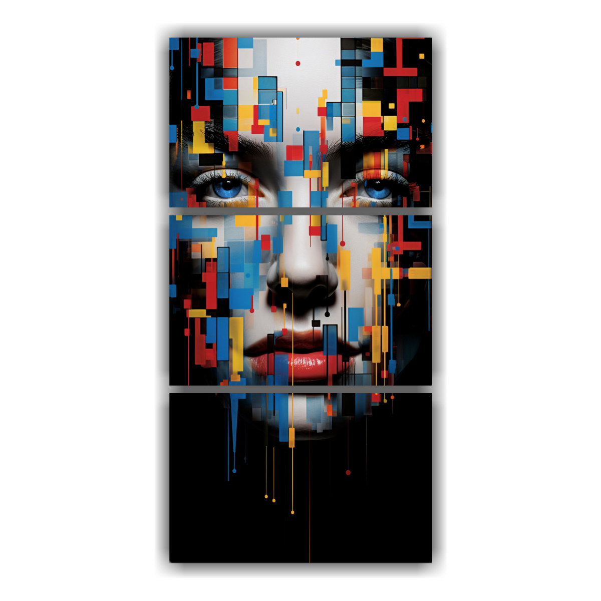 lienzo-estilo-galer-a-comedor-abstracto-cara-p-xel