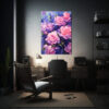 lienzo-forma-armon-a-de-colores-pintura-rosas-por-david-bennett-en-el-estilo-oscuro-vi-1