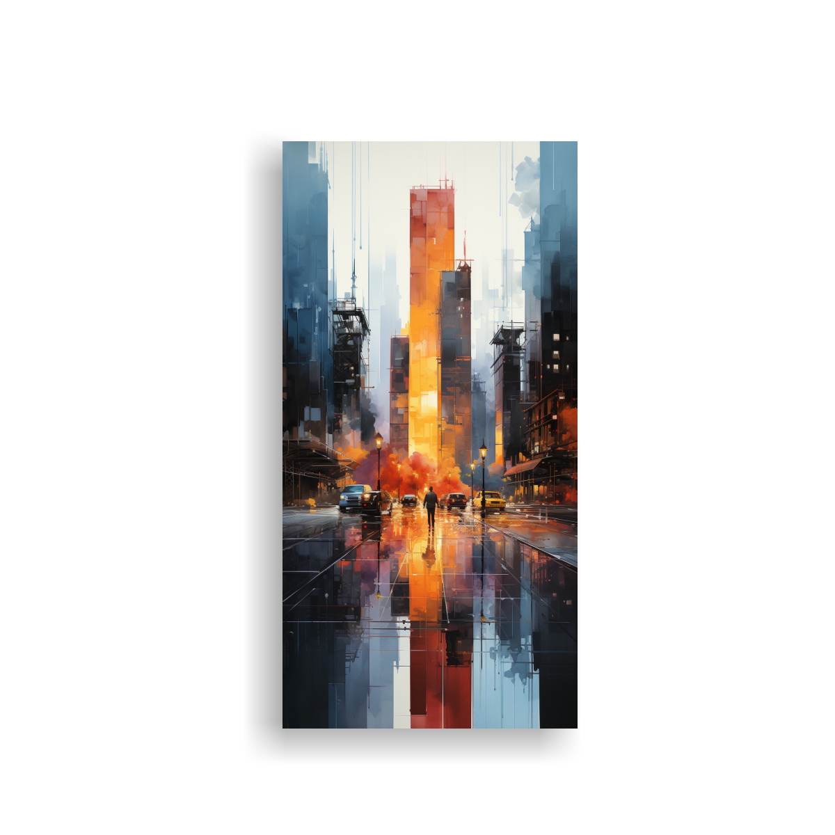 lienzo-vintage-de-expresividad-de-un-cuadro-abstracto-de-edificios-junto-al-agua-