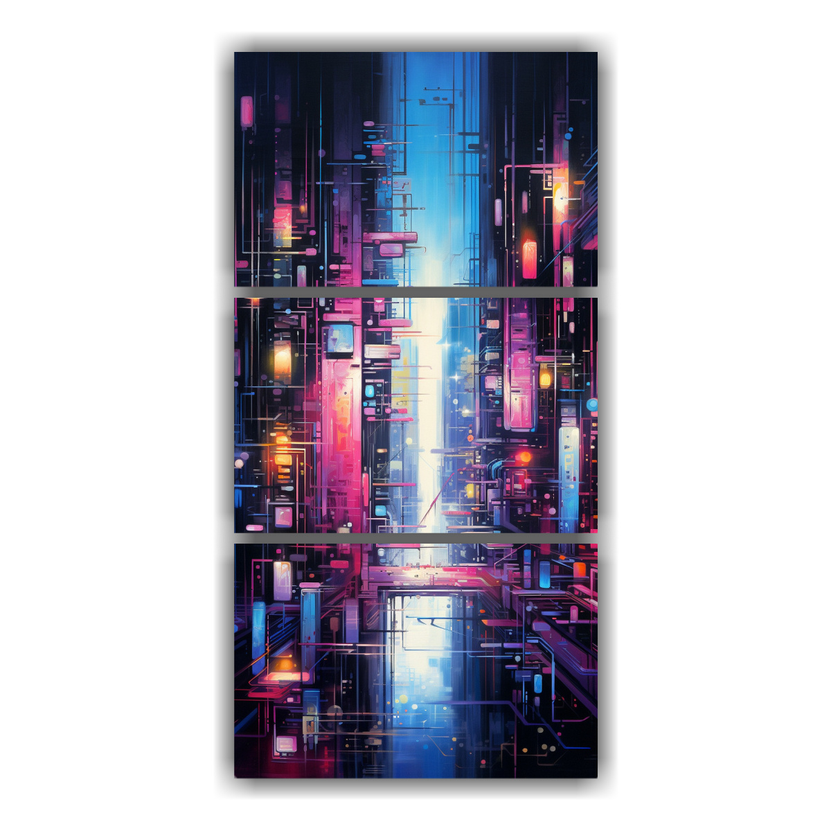 lienzos-abstractos-ciudad-cibern-tica-urbanismo-futurista