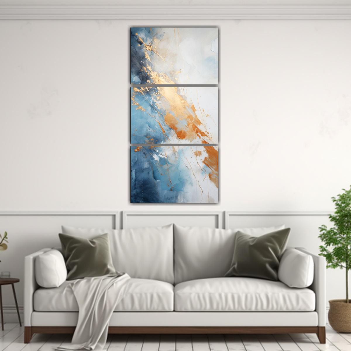 lienzos-abstractos-con-fondo-blanco-y-pintura-dorada-y-cobre-1