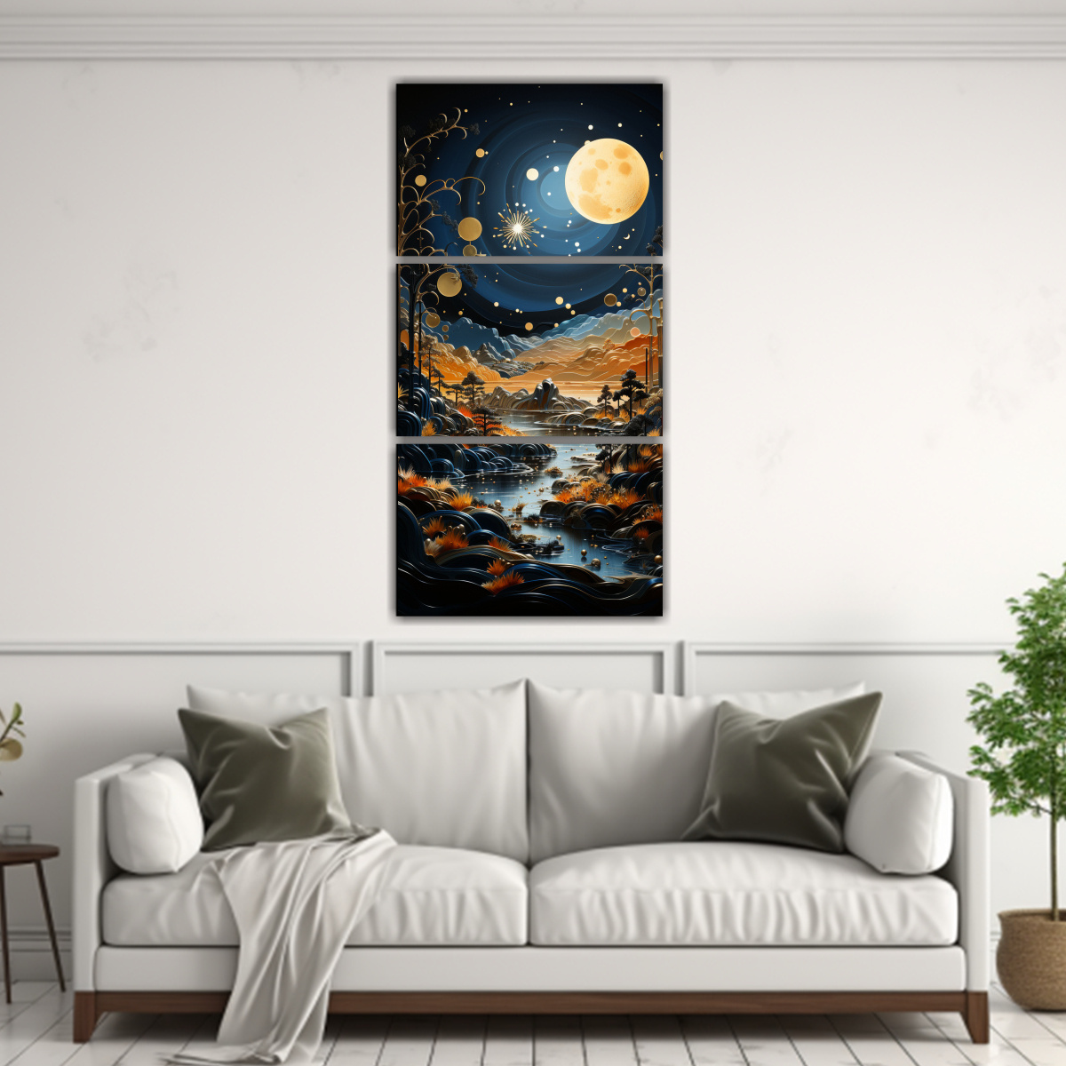 lienzos-acuarela-estilo-con-luna-y-monta-as-en-pinturas-de-decoraci-n-1