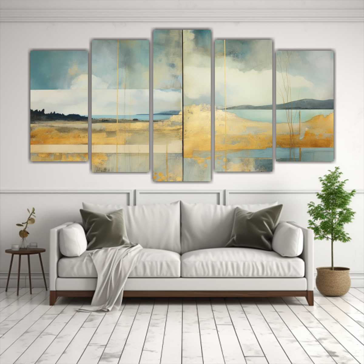 lienzos-cuadro-colorido-de-set-5-con-acuarela-roja-turquesa-y-dorada-1