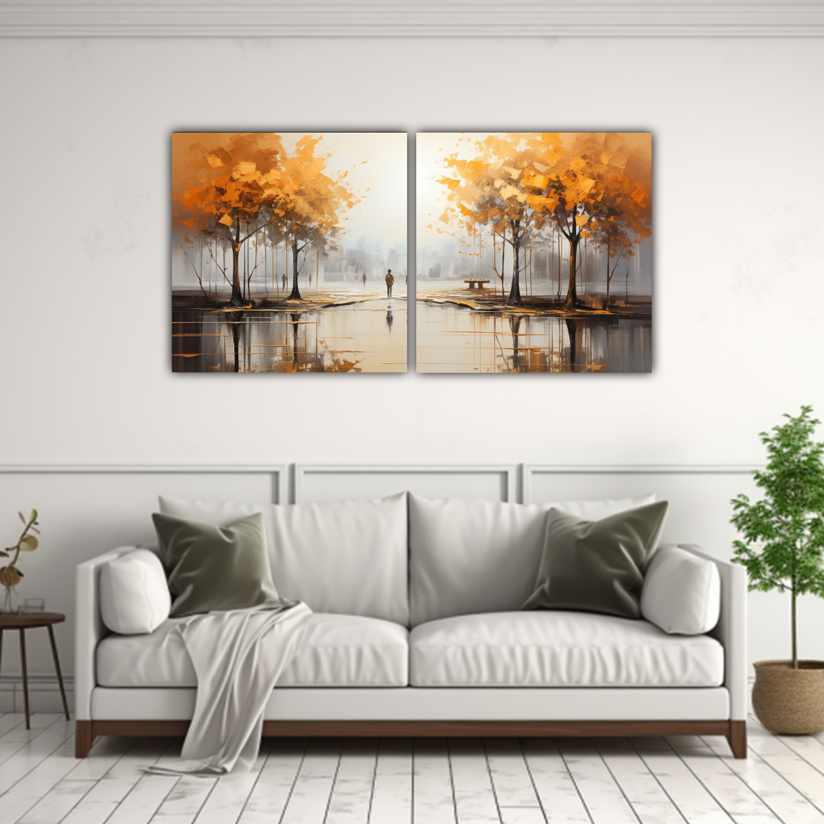 lienzos-de-tela-abstracto-rboles-en-plata-y-oro-1