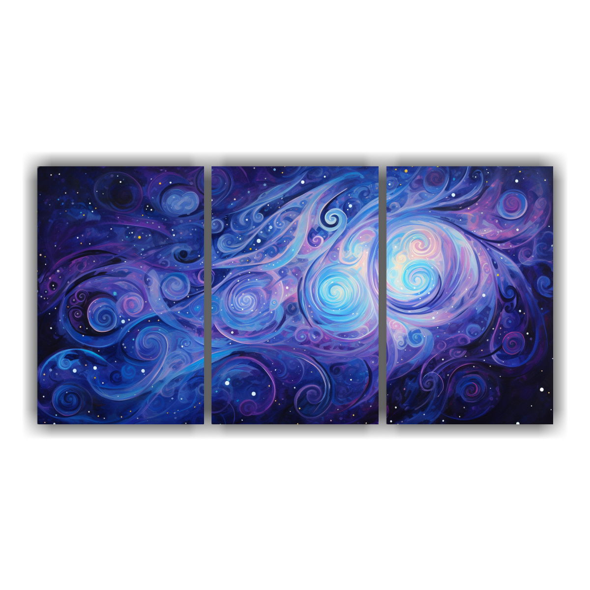 lienzos-de-tela-con-patrones-abstractos-celestiales-en-azules-luminosos