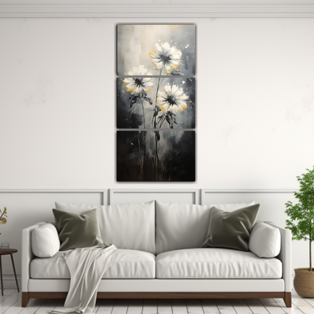 lienzos-de-tela-modernos-para-cocina-con-pintura-de-girasoles-negros-en-estilo-decorativo-1