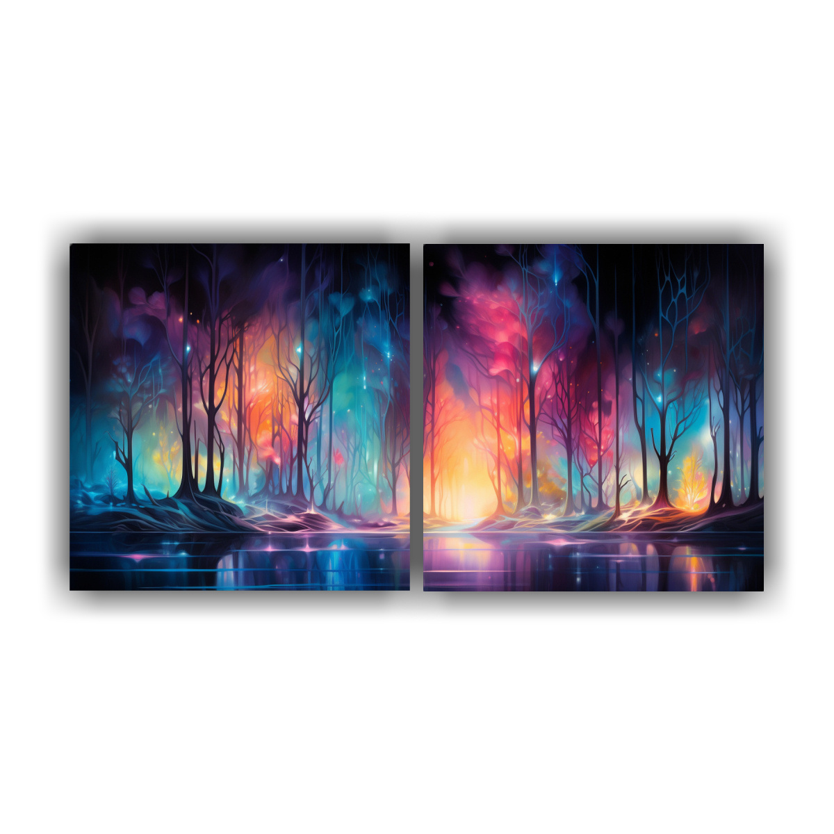 lienzos-fotograf-a-sensibilidad-art-stica-bosque-encantado-en-destellos-abstractos