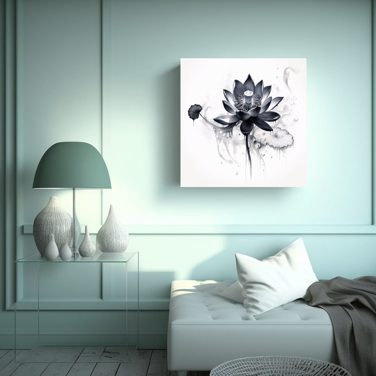 luminoso-dibujo-de-loto-abstracto-tinta-en-bastidor-blanco-1