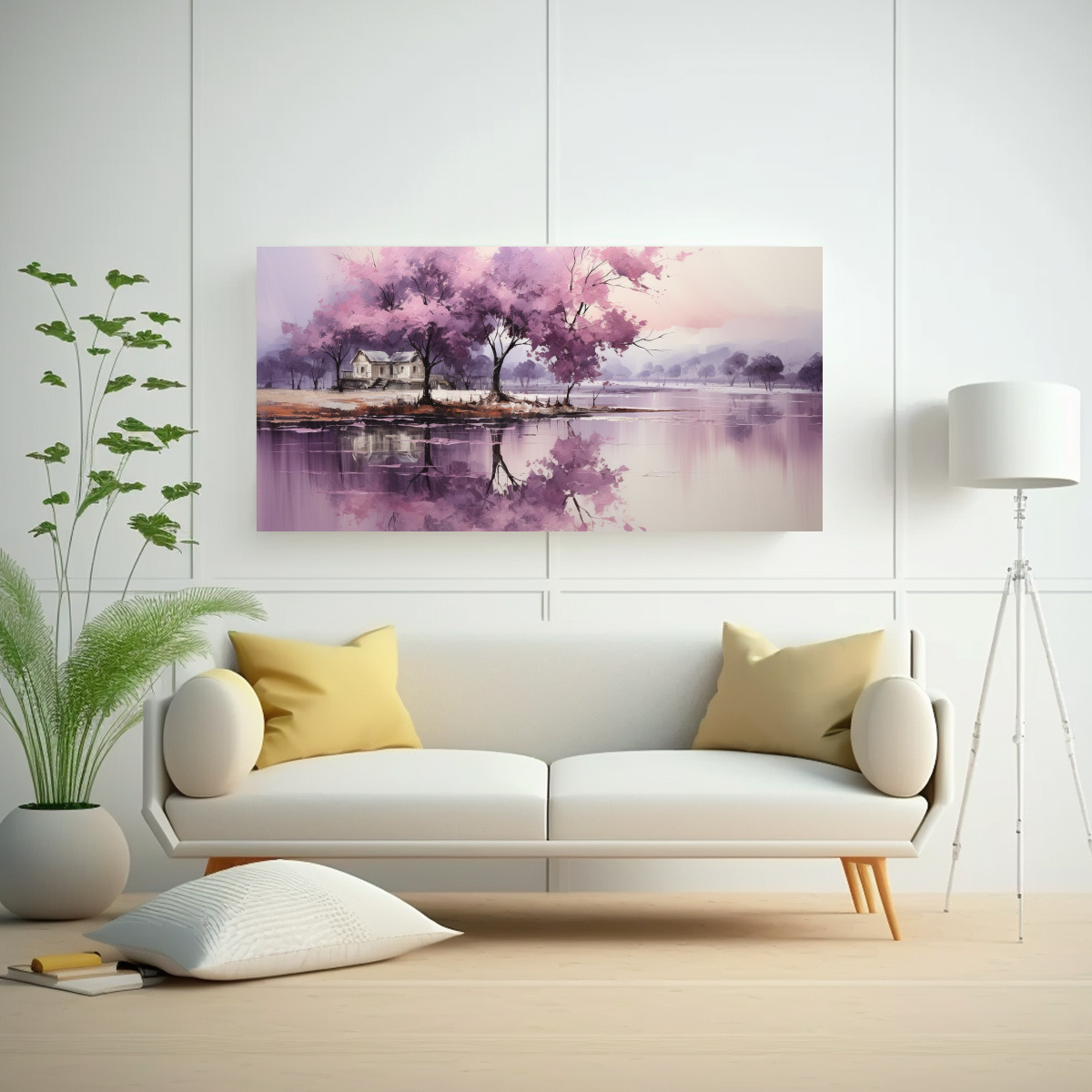 luminoso-lienzo-acuarela-de-rboles-en-plata-y-blanco-1