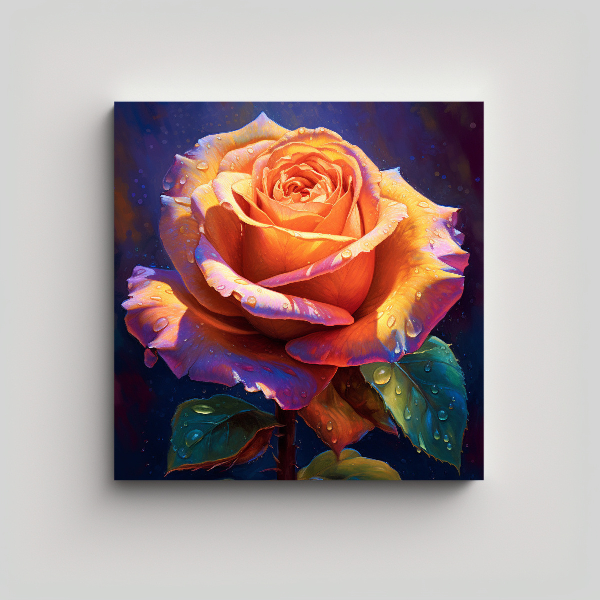 Cuadro Decorativo Vintage The Rose - DecoCuadros