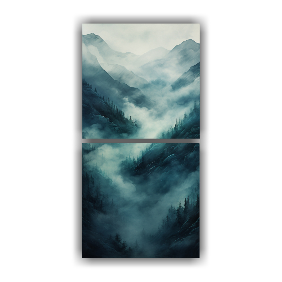 paisaje-monta-oso-noruego-en-tonos-verde-azulado-y-dorado