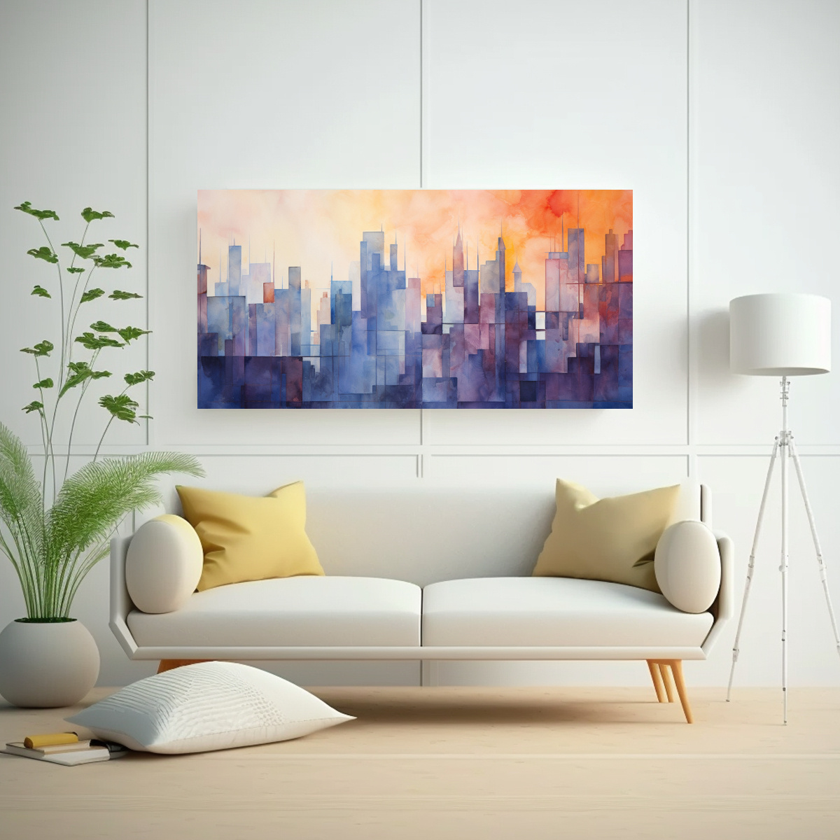 paisaje-urbano-al-atardecer-en-pinturas-decorativas-1