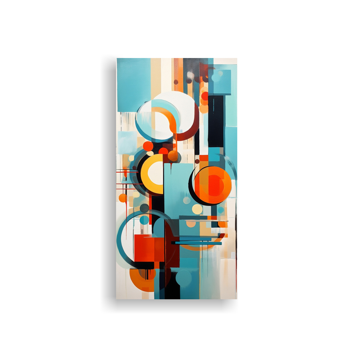 pintura-abstracta-amarillo-azul-refinado-en-tela