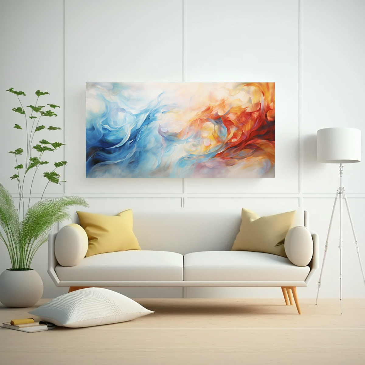 pintura-abstracta-baile-de-fuego-y-hielo-en-lienzo-de-tela-1