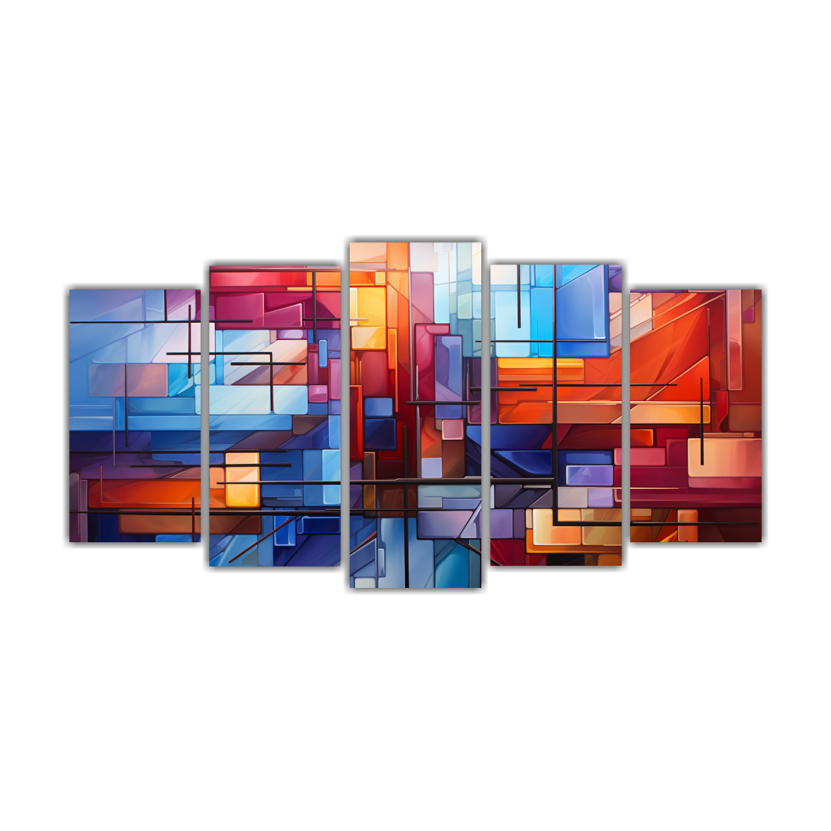 pintura-abstracta-colorida-compuesta-de-varios-cuadros-de-decoraci-n