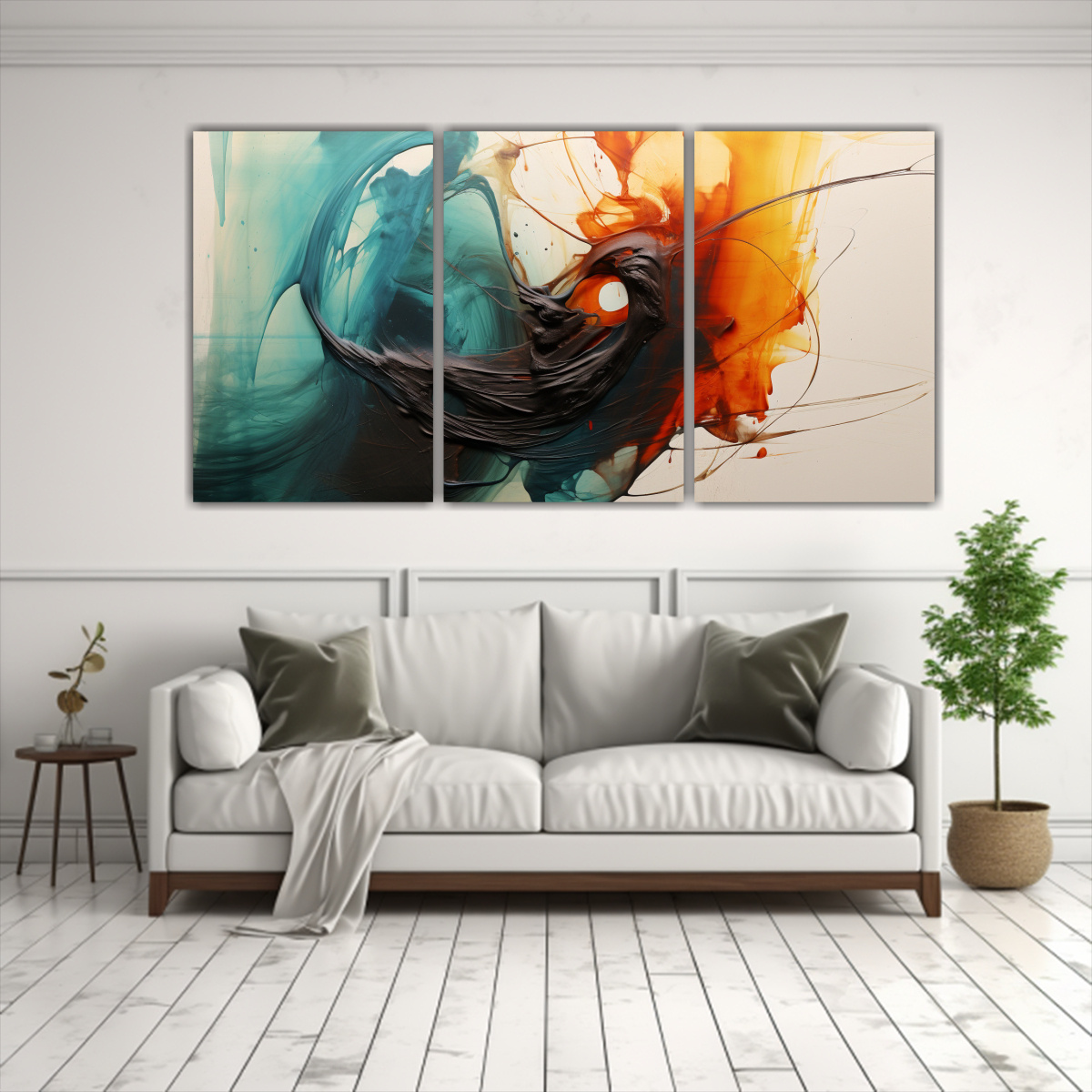 pintura-abstracta-con-amarillo-azul-y-rojo-para-cocina-1