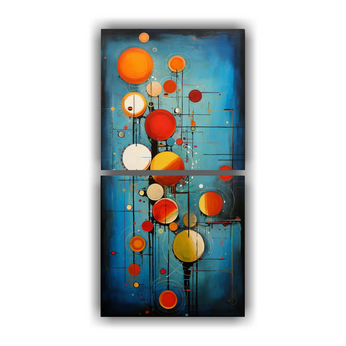 pintura-abstracta-con-c-rculos-en-colores-vivos