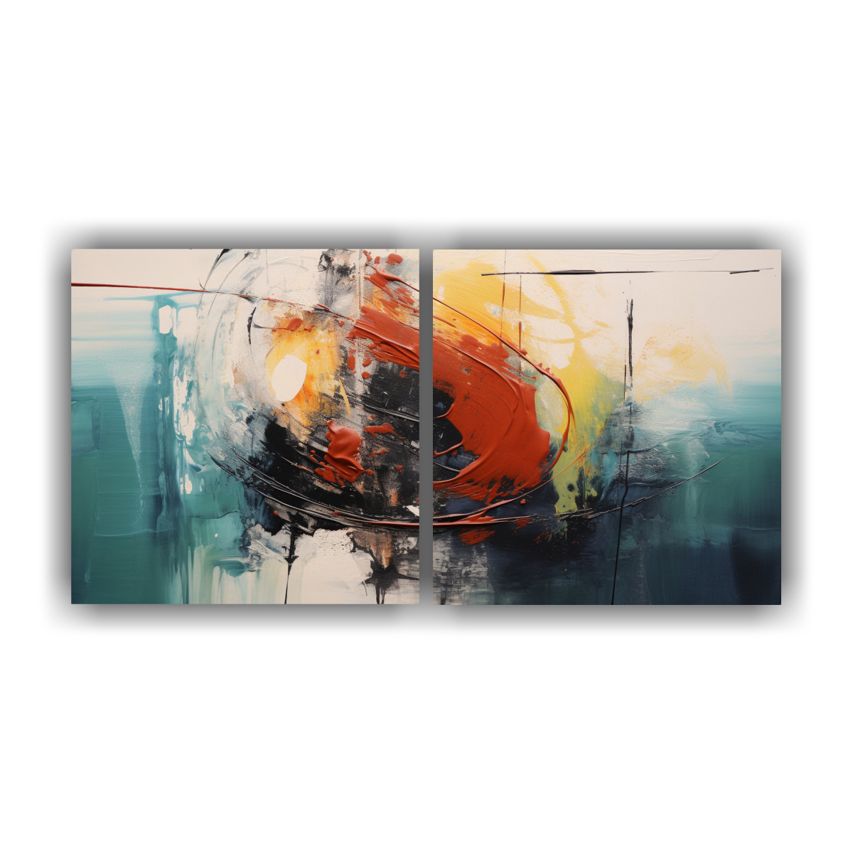 pintura-abstracta-con-colores-amarillo-azul-y-rojo-en-set-de-2-telas