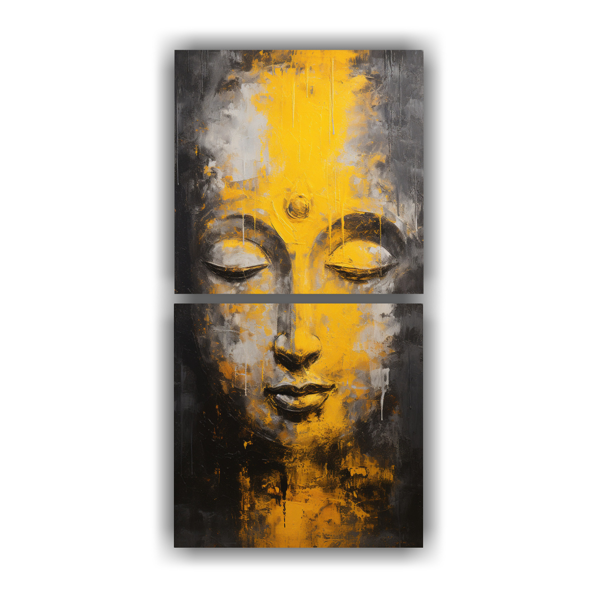 pintura-abstracta-de-buda-en-estilo-plateado-y-amarillo-para-interiores-de-dise-o