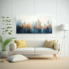 pintura-abstracta-de-ciudad-en-azul-y-naranja-arte-moderno-1-1