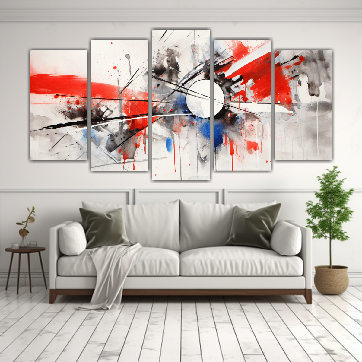 pintura-abstracta-de-movimiento-con-la-bandera-noruega-1