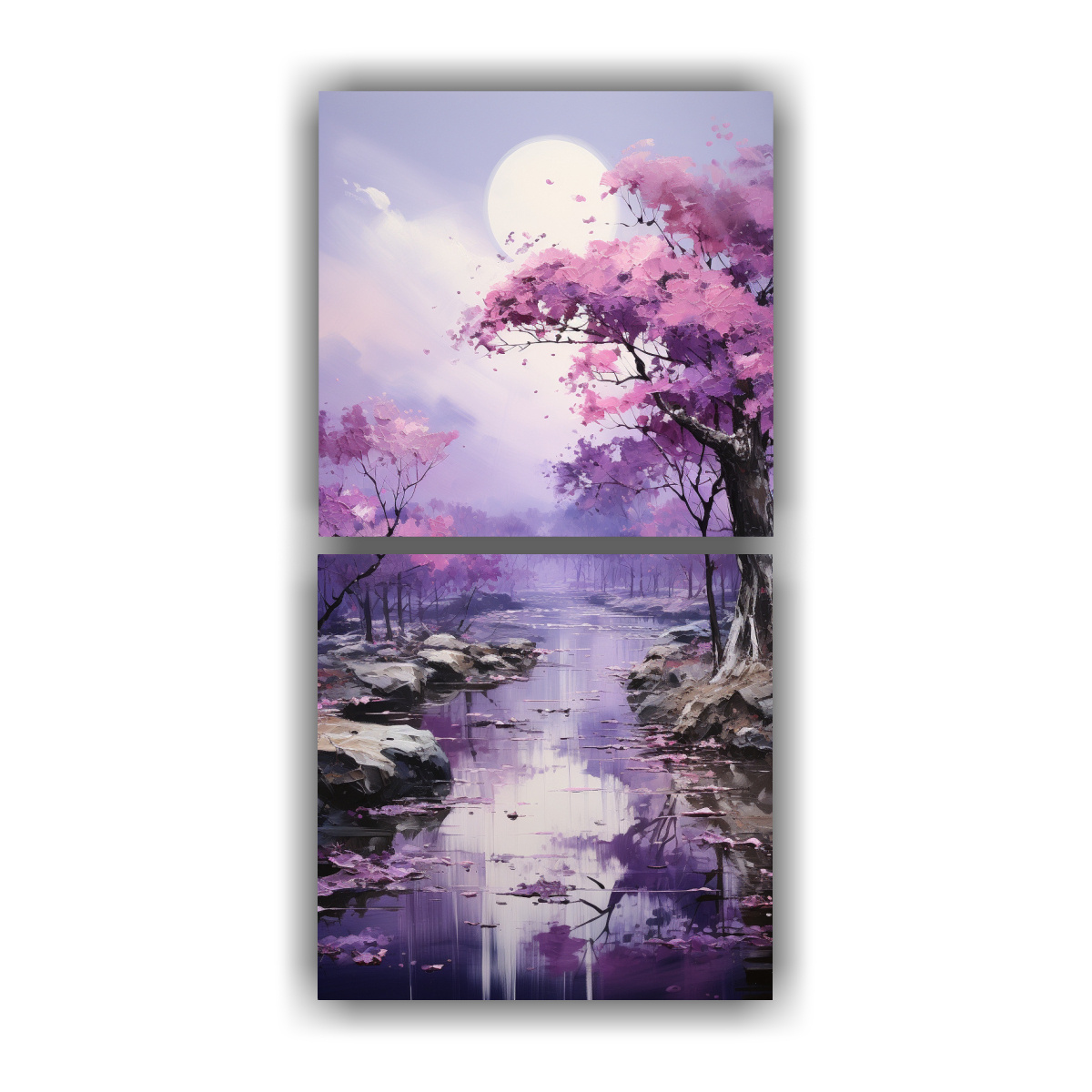 pintura-abstracta-de-rboles-en-plata-y-blanco-con-dos-composiciones-hermosas