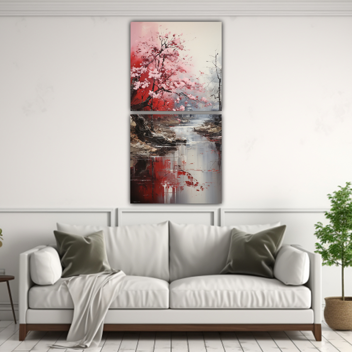 pintura-abstracta-de-rboles-en-plata-y-blanco-sobre-lienzo-dos-lienzos-conceptuales-originales-1