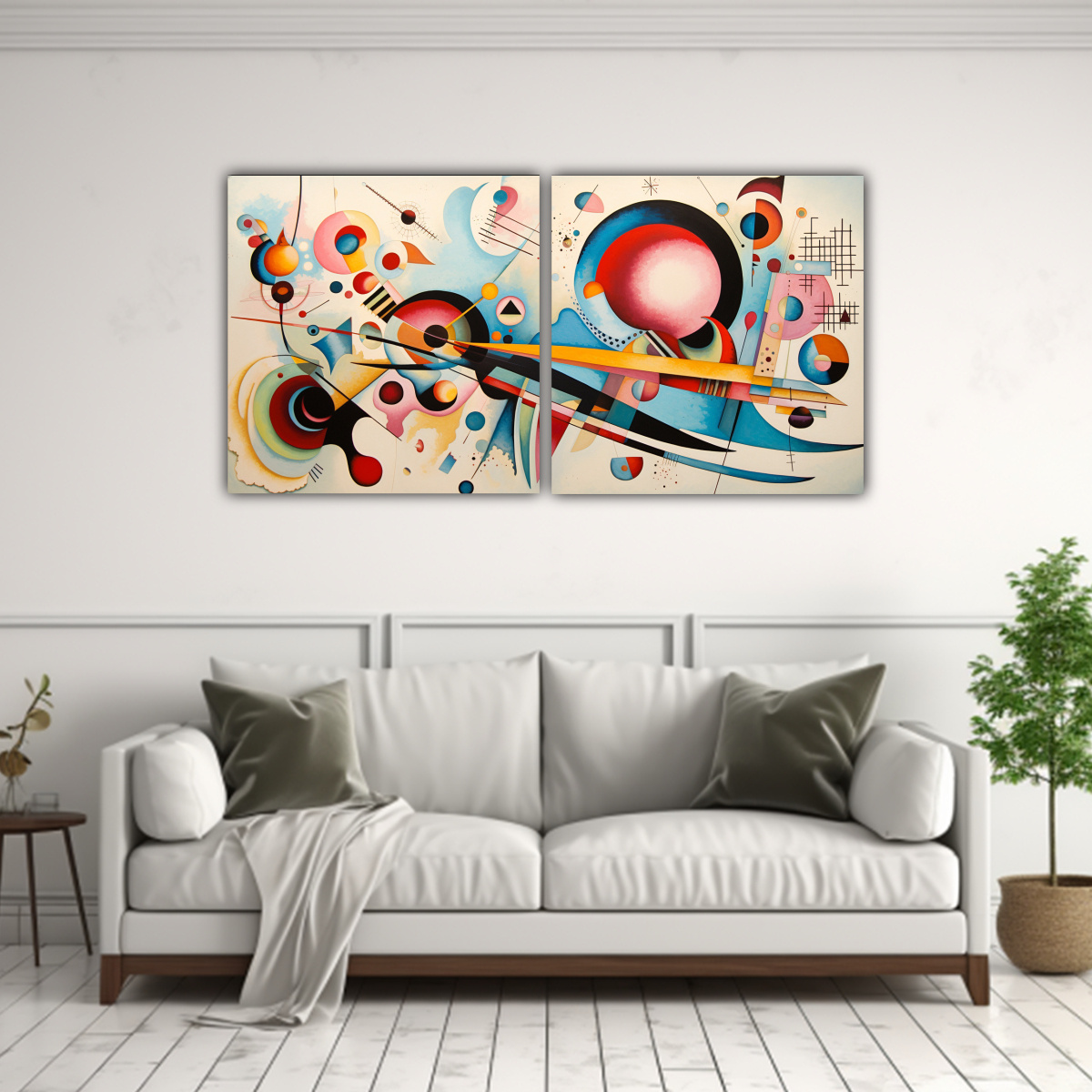 pintura-abstracta-de-wassily-kandinsky-en-dos-telas-1