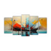 pintura-abstracta-decorativa-de-barcos-marinos