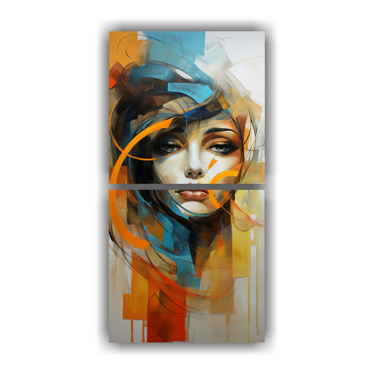 pintura-abstracta-figurativa-en-tonos-estrellados-en-lienzo