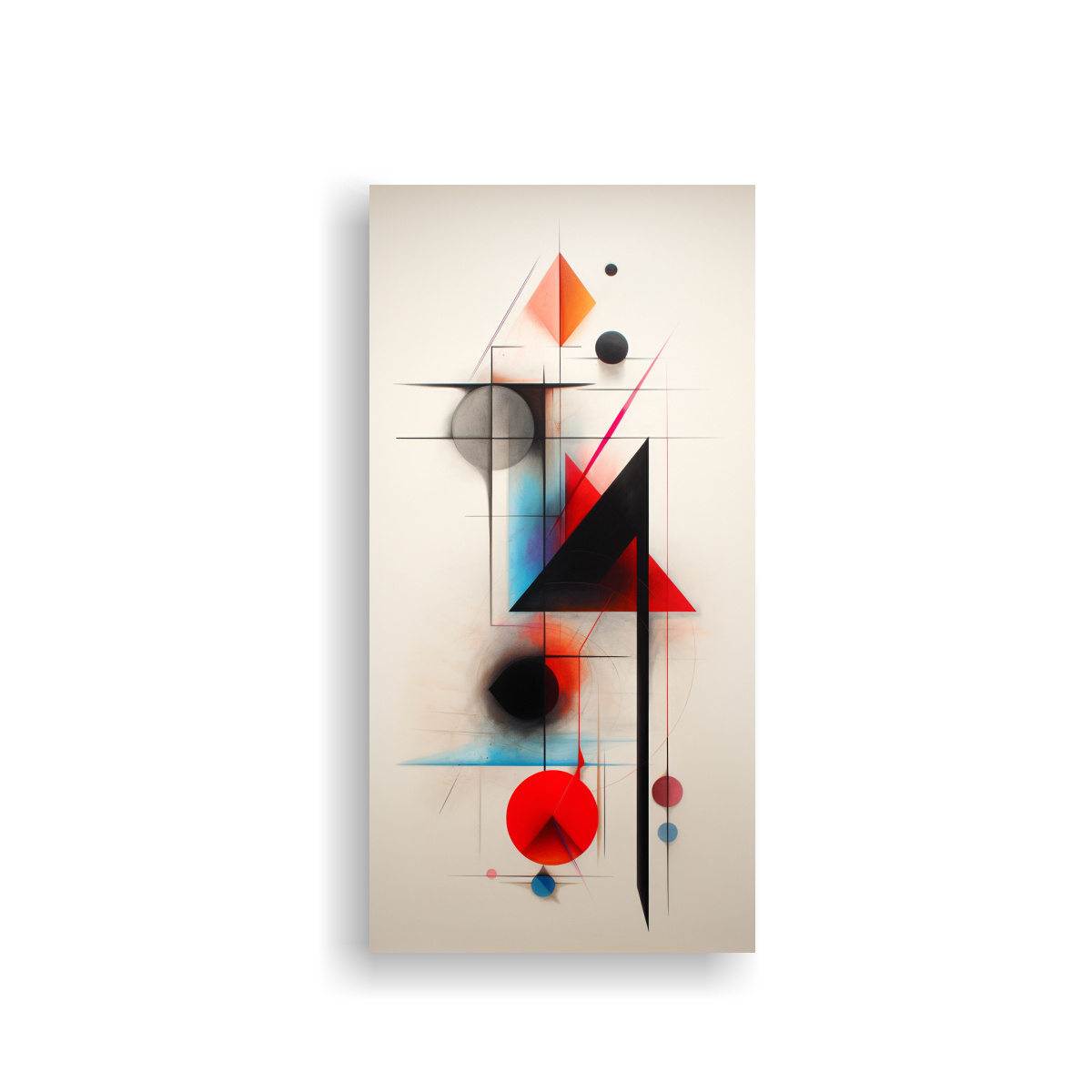 pintura-abstracta-geom-trica-arte-patron-intenso-para-comedor