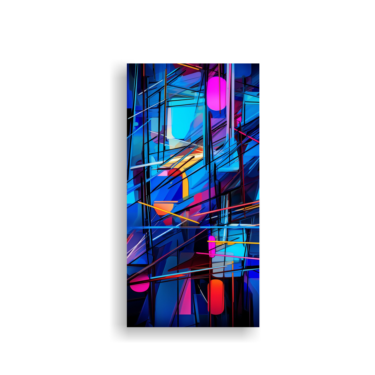 pintura-abstracta-l-neas-y-formas-decorativas