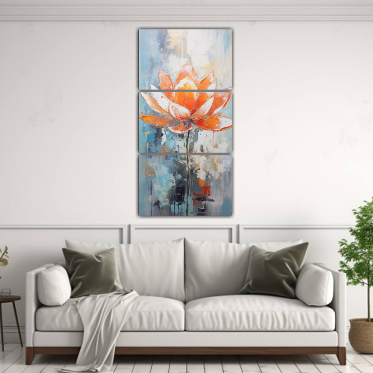 pintura-abstracta-m-gico-lienzo-set-3-en-estilo-de-loto-naranja-1