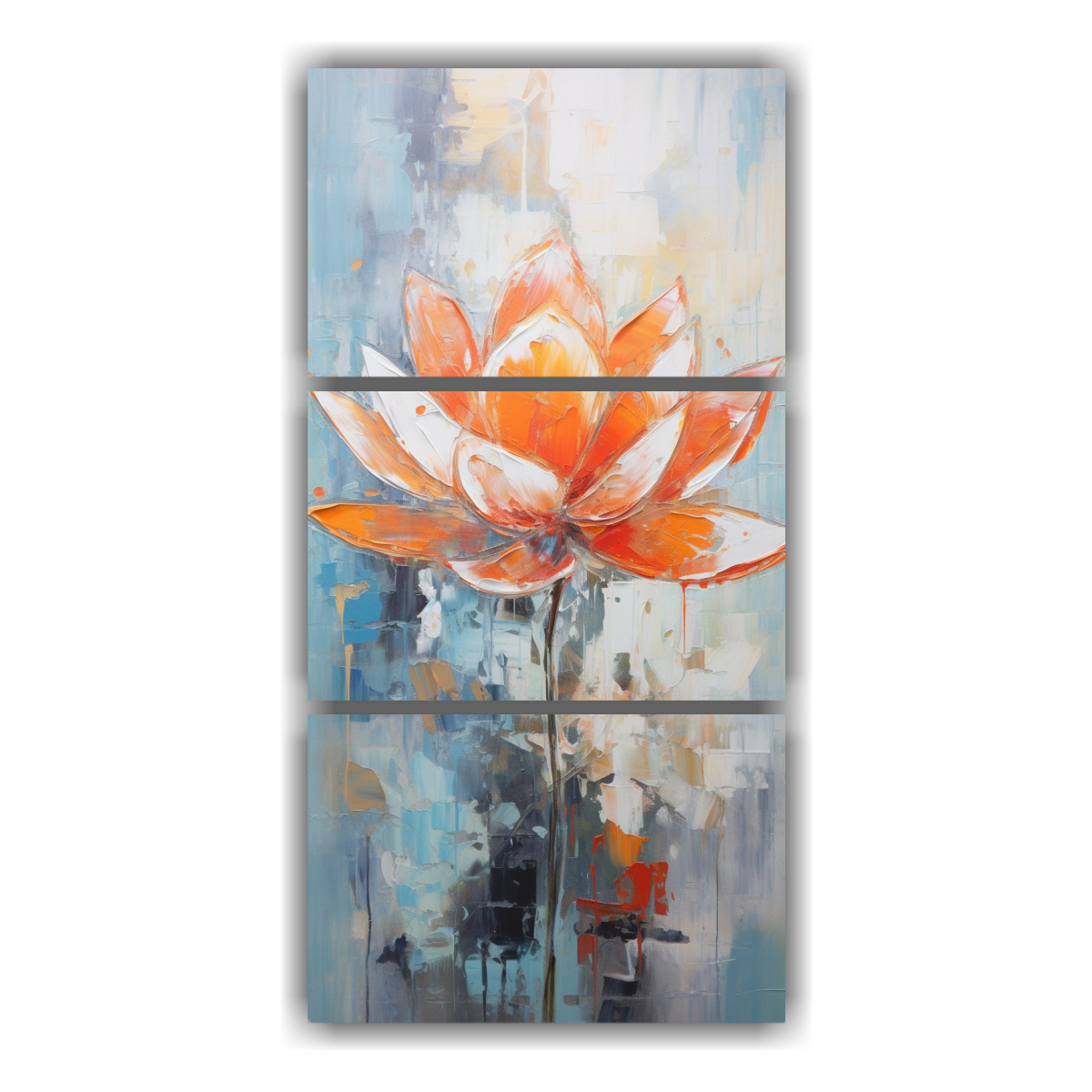 pintura-abstracta-m-gico-lienzo-set-3-en-estilo-de-loto-naranja